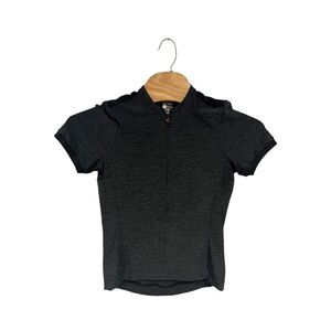 Bontrager Women's Jersey Gray Cap Sleeve Pockets Size Large‎